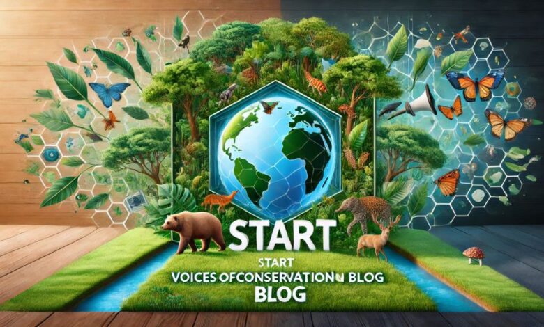 start voicesofconservation.org blog