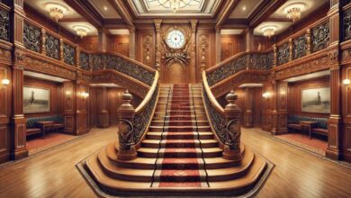 titanic grand staircase