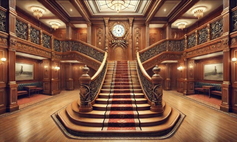 titanic grand staircase